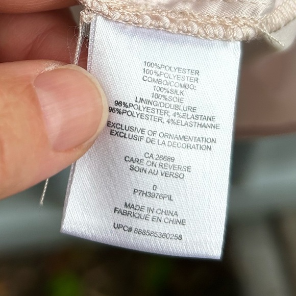 Parker Zahara Pink lace overlay Ruffle Dress, size 0 - Picture 5 of 7